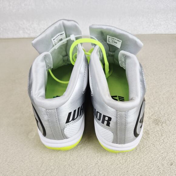 Warrior Vex 3.0 White & Yellow Lacrosse Cleats Boys Size 5.5 - New WJVEX3WT - Picture 2 of 8